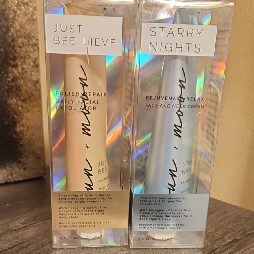 Daily Facial Exfoliator and Face Cream Set